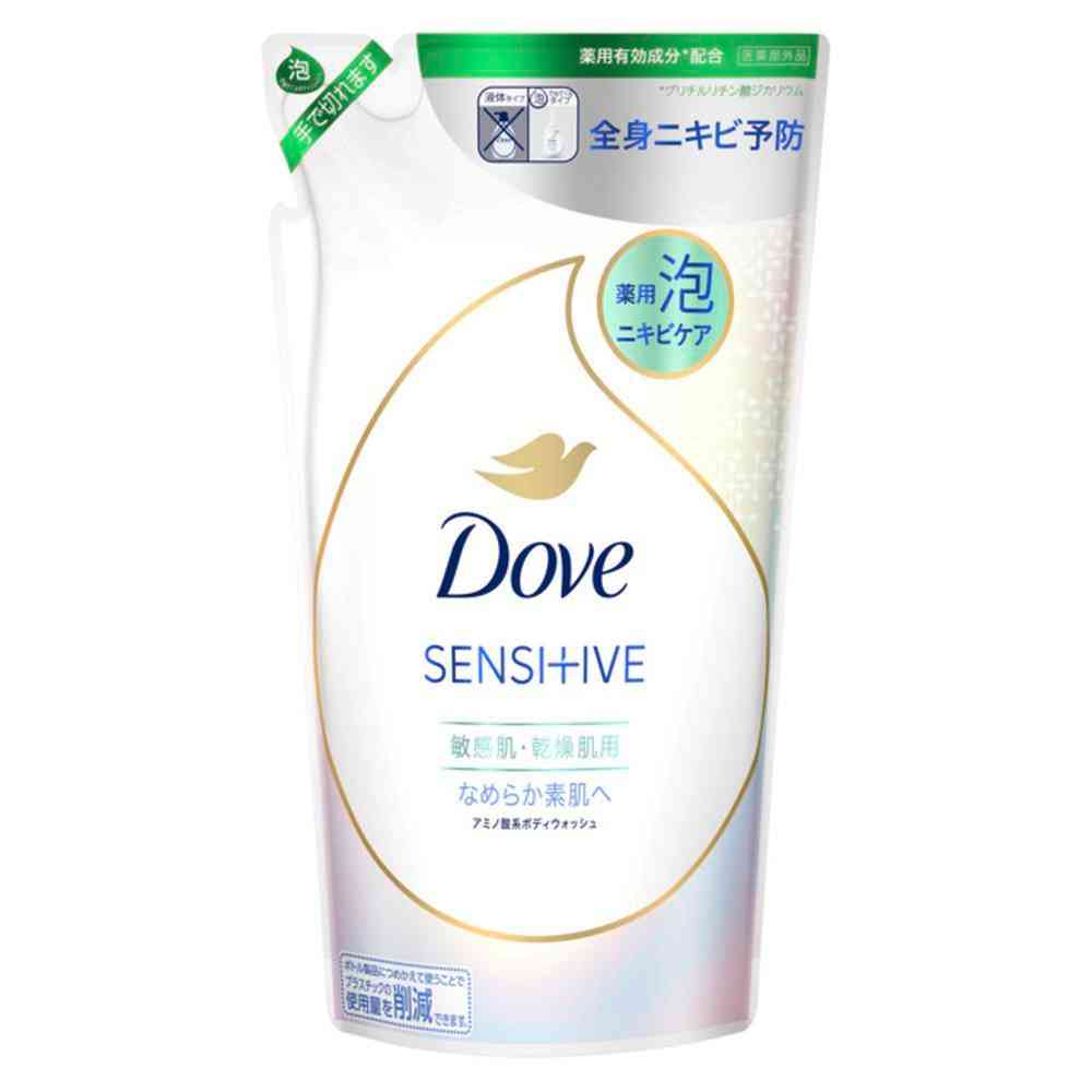【医薬部外品】ユニリーバ 薬用 ダヴ ニキビケア 泡 ボディウォッシュ なめらか素肌 つめかえ用 430g