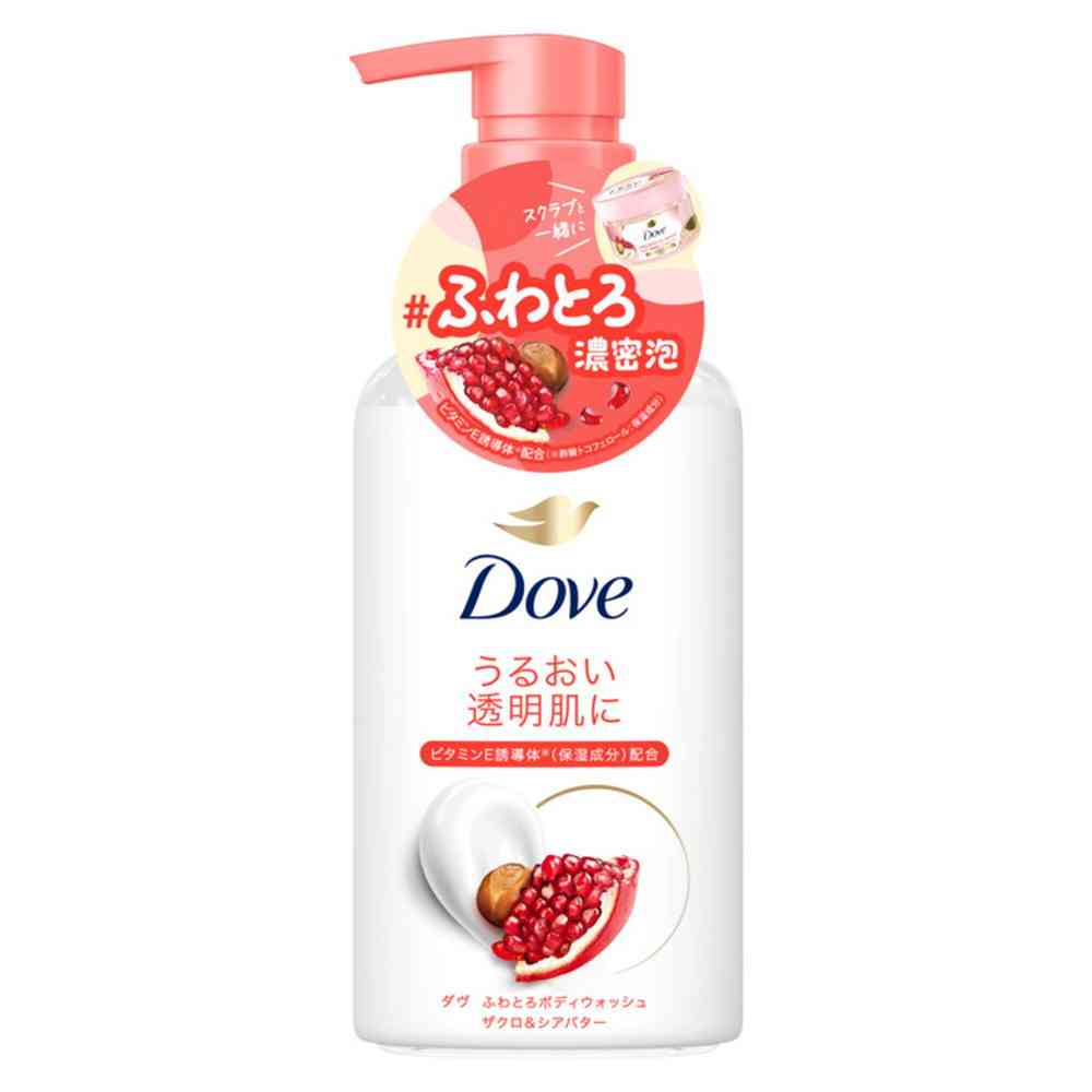 ユニリーバ ダヴ ふわとろボディウォッシュ ザクロ&シアバター ポンプ 450g