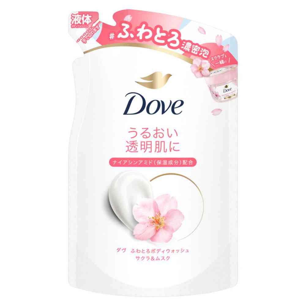 ユニリーバ ダヴ ふわとろボディウォッシュ サクラ&ムスク つめかえ用 340g
