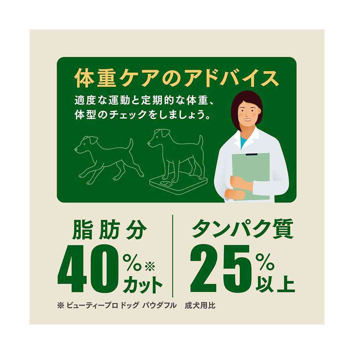 日本ペットフード ビューティープロ ドッグ パウダフル 低脂肪 チキン味・サツマイモ味パウダー付 300g×6袋+6g×6包 - Image 8