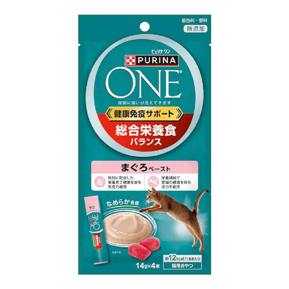 ピュリナワンキャットおやつ 健康免疫サポート 総合栄養食バランスまぐろペースト 56g - Image 4