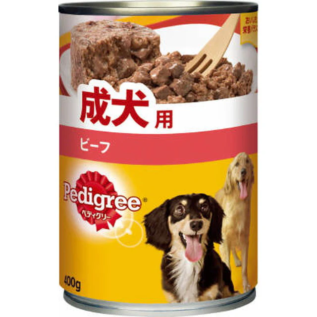 P1 ペディグリー 成犬用 ビーフ 400g - Image 2