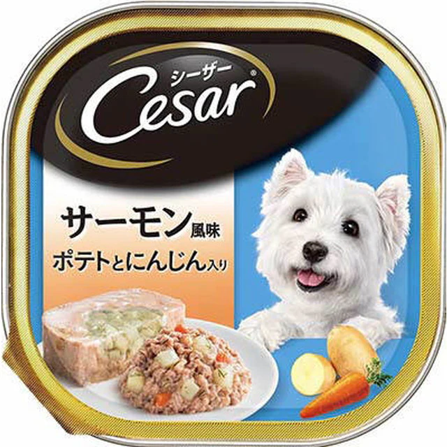 CE36N シーザー サーモン風味 ポテトとにんじん入り 100g - Image 2