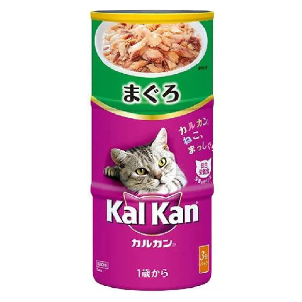 マース カルカン ハンディ缶 1歳から まぐろ味 160g×3缶 - Image 3
