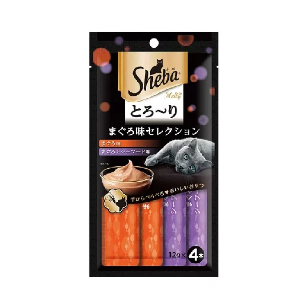 マース シーバ とろーり メルティ まぐろ味セレクション 12g×4本 - Image 6