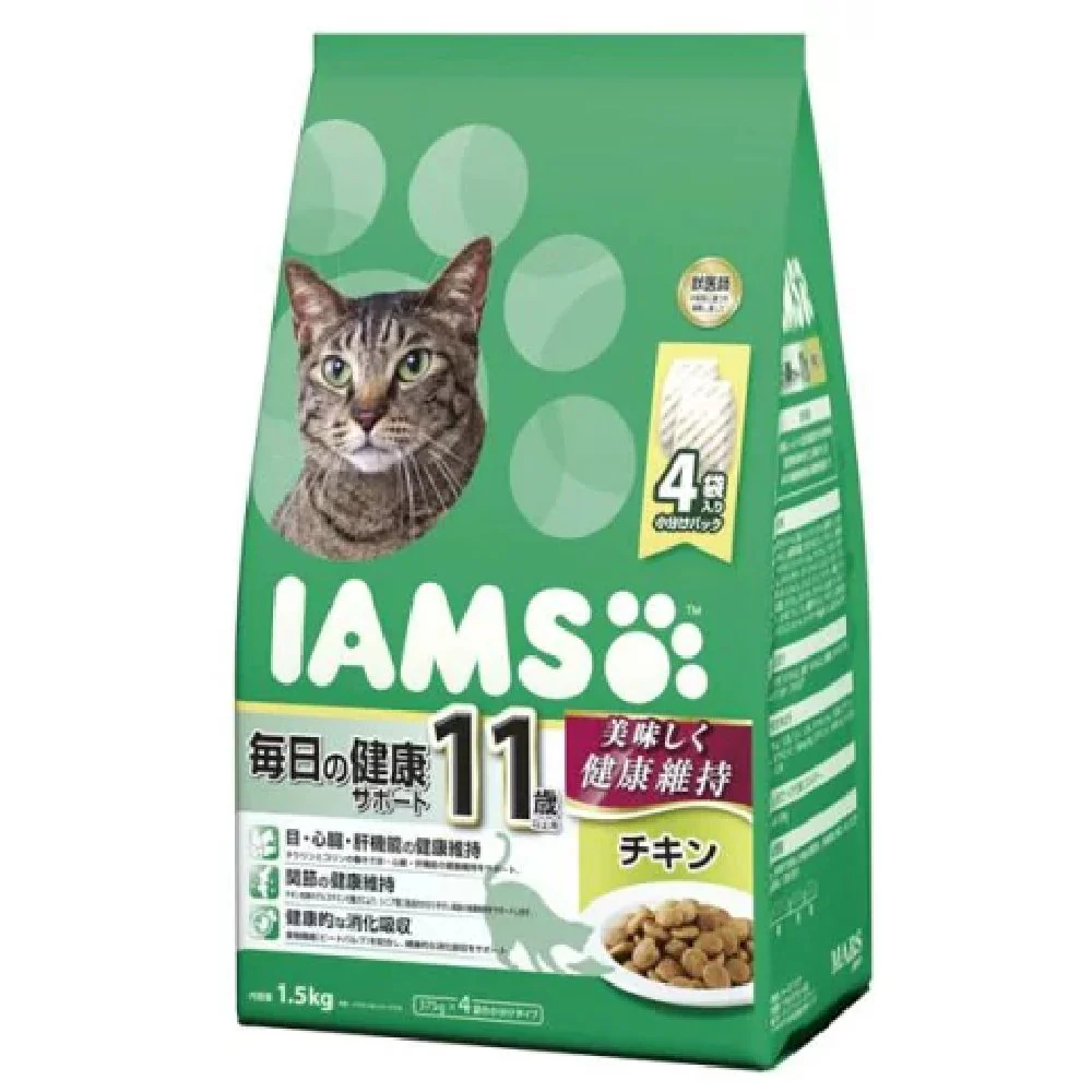 マース アイムス猫 11歳以上用 毎日の健康サポート チキン 1.5kg