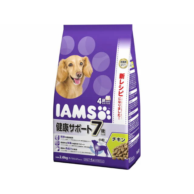 ID231 アイムス 7歳以上用 健康サポート チキン 小粒 2.6kg - Image 2