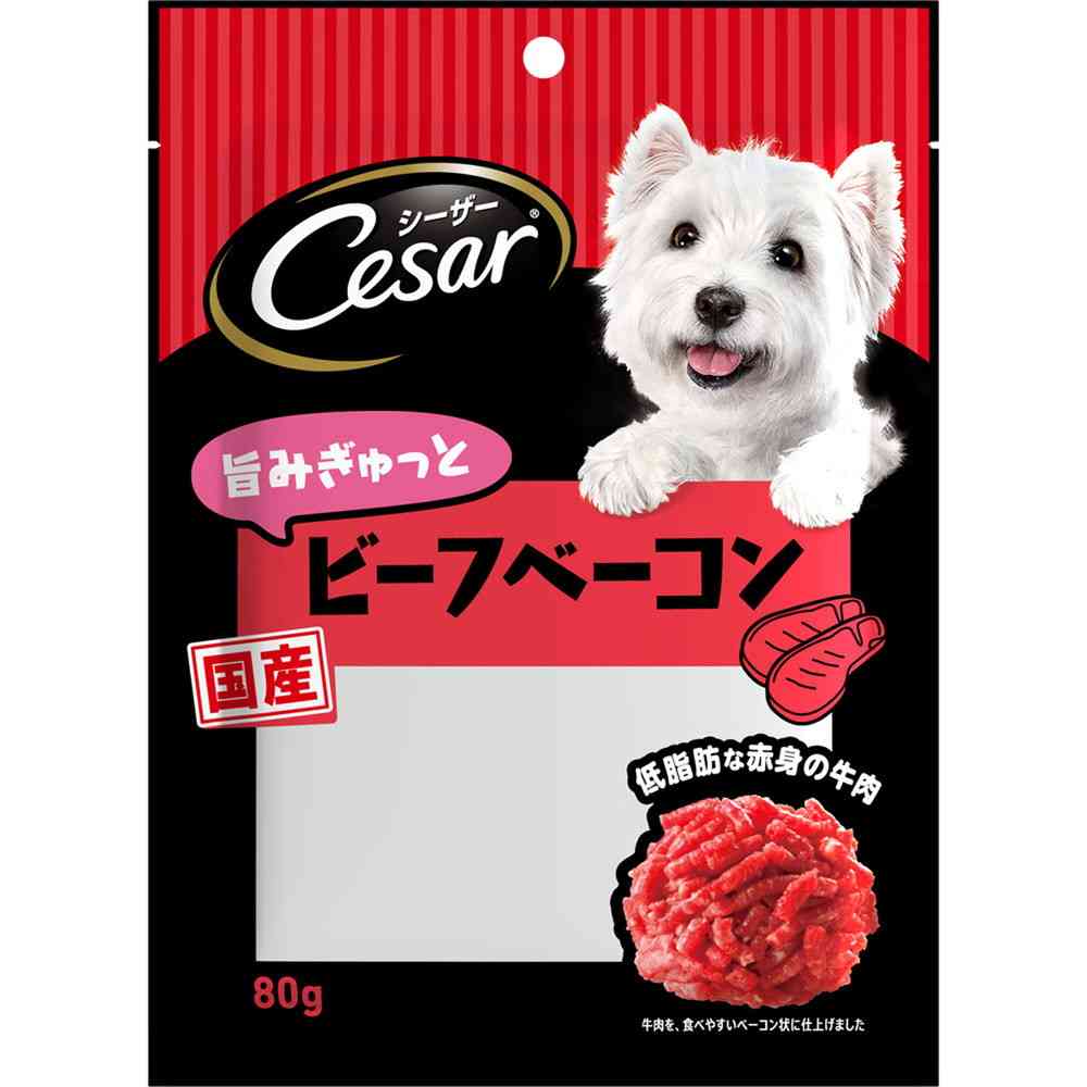 マースジャパンリミテッド シーザースナック 旨みぎゅっとビーフベーコン 80g - Image 4