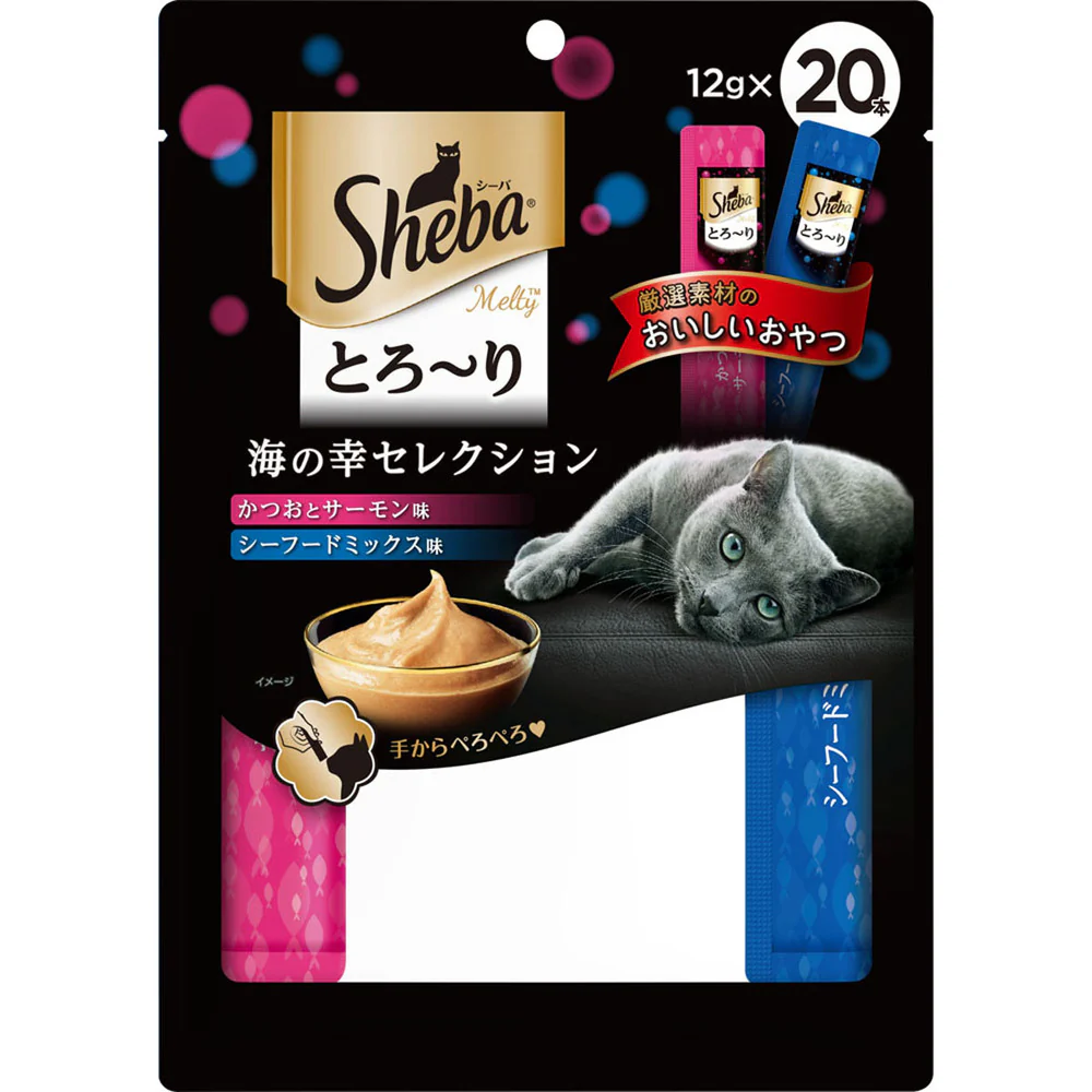 マースジャパンリミテッド シーバ とろ~り メルティ 海の幸セレクション 12g×20本