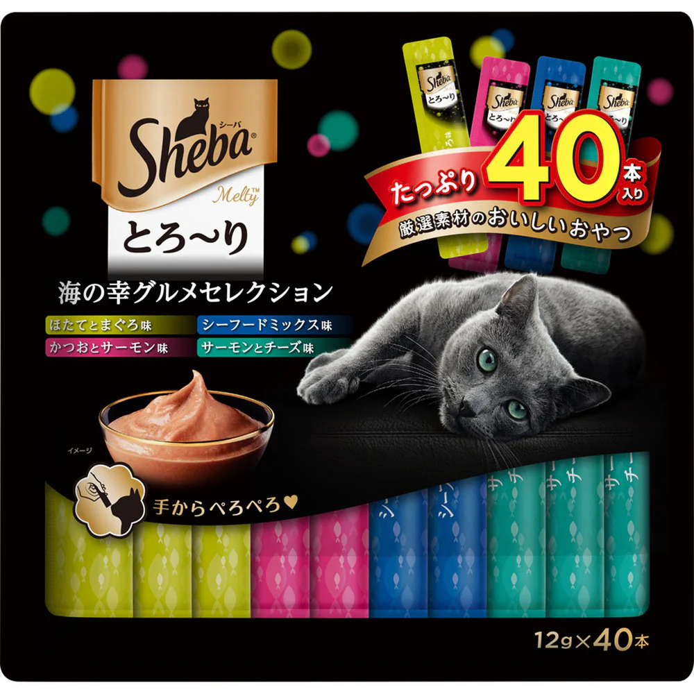 マースジャパンリミテッド シーバ とろ~り メルティ 海の幸グルメセレクション 12g×40本