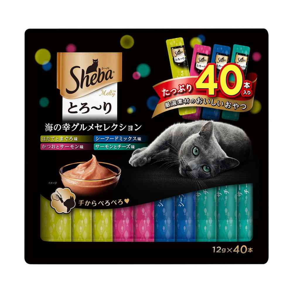 マースジャパンリミテッド シーバ とろ~り メルティ 海の幸グルメセレクション 12g×40本 - Image 4