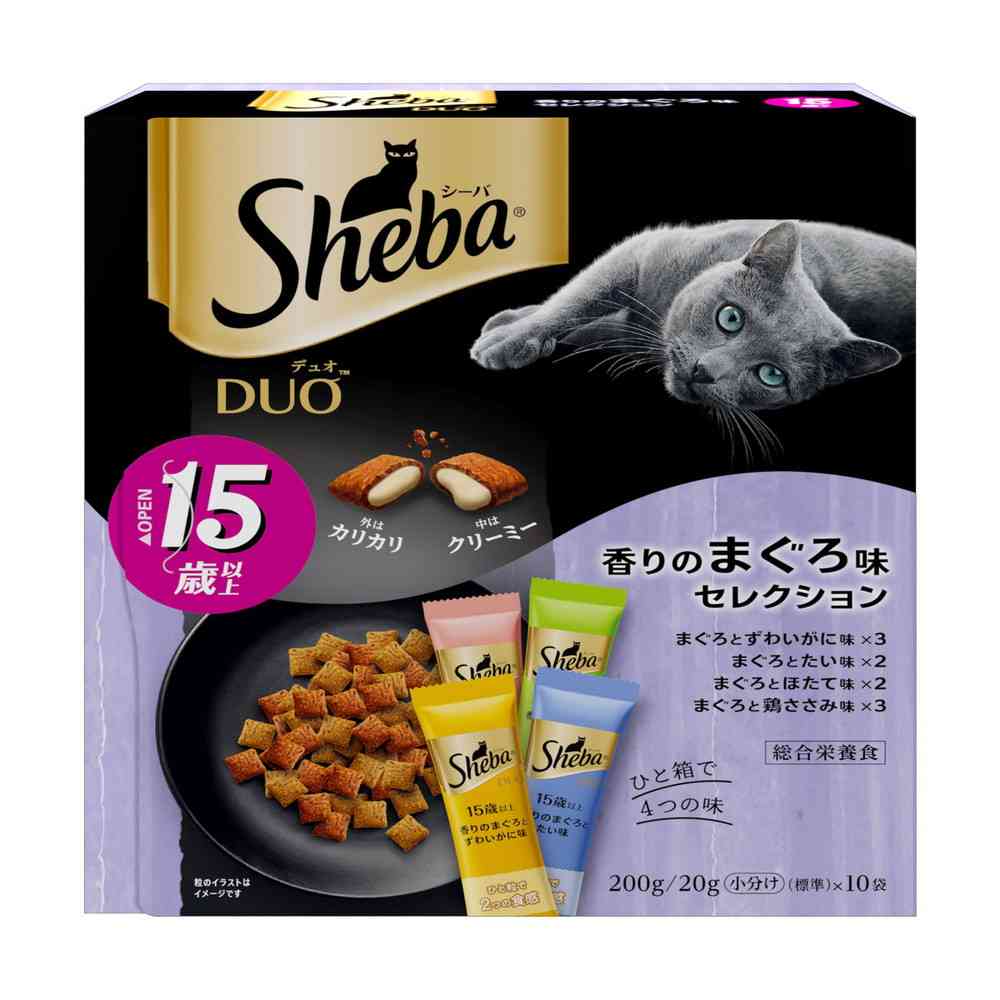 マースジャパンリミテッド シーバ デュオ 15歳以上 香りのまぐろ味セレクション 200g - Image 6