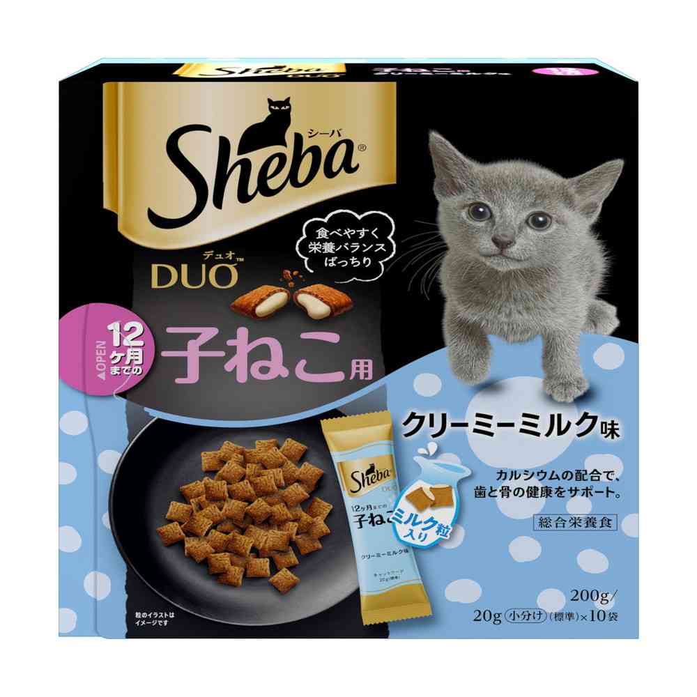マースジャパンリミテッド シーバ デュオ 12ヶ月までの子ねこ用 クリーミーミルク味 200g - Image 6