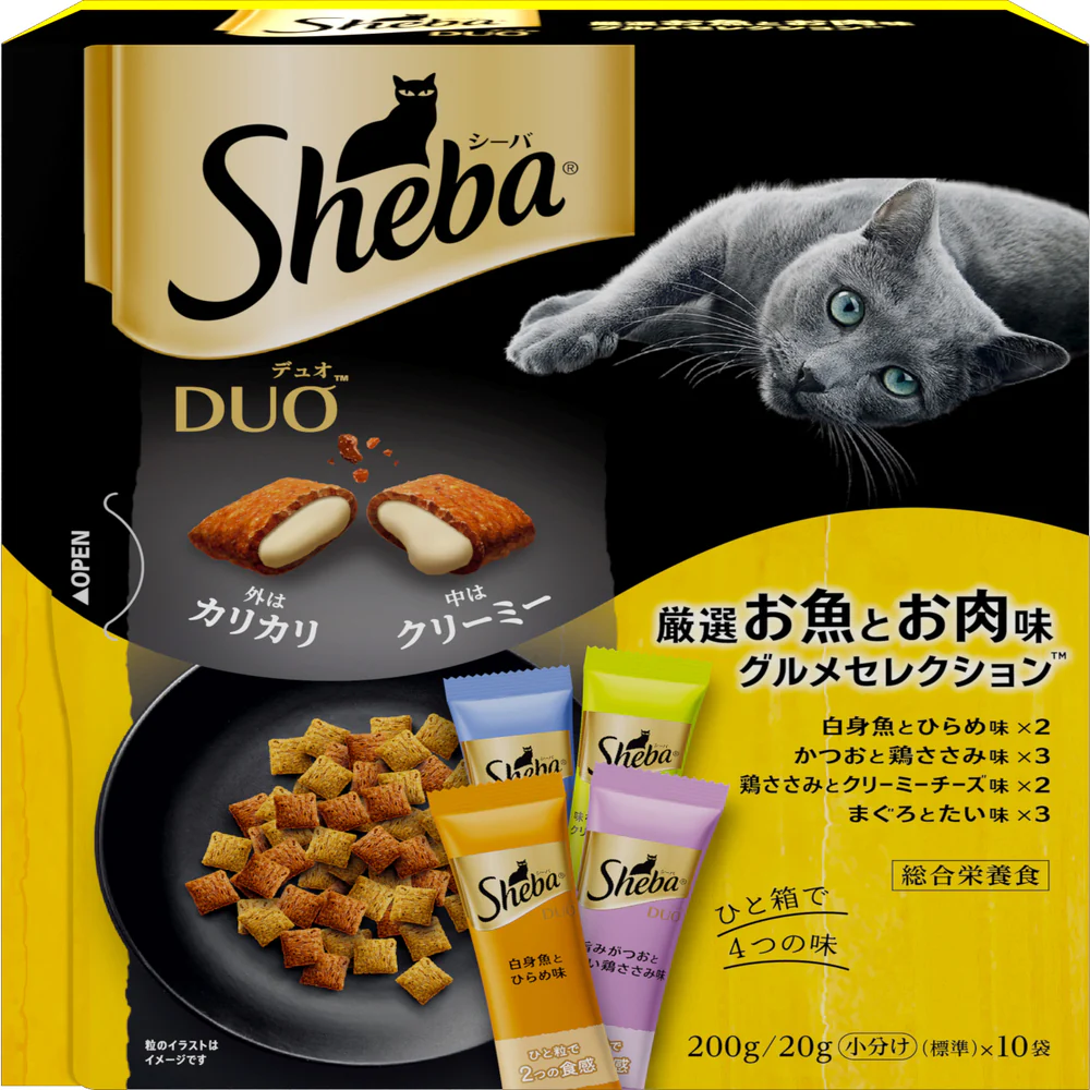 マースジャパンリミテッド シーバ デュオ 厳選お魚とお肉味グルメセレクション 200g