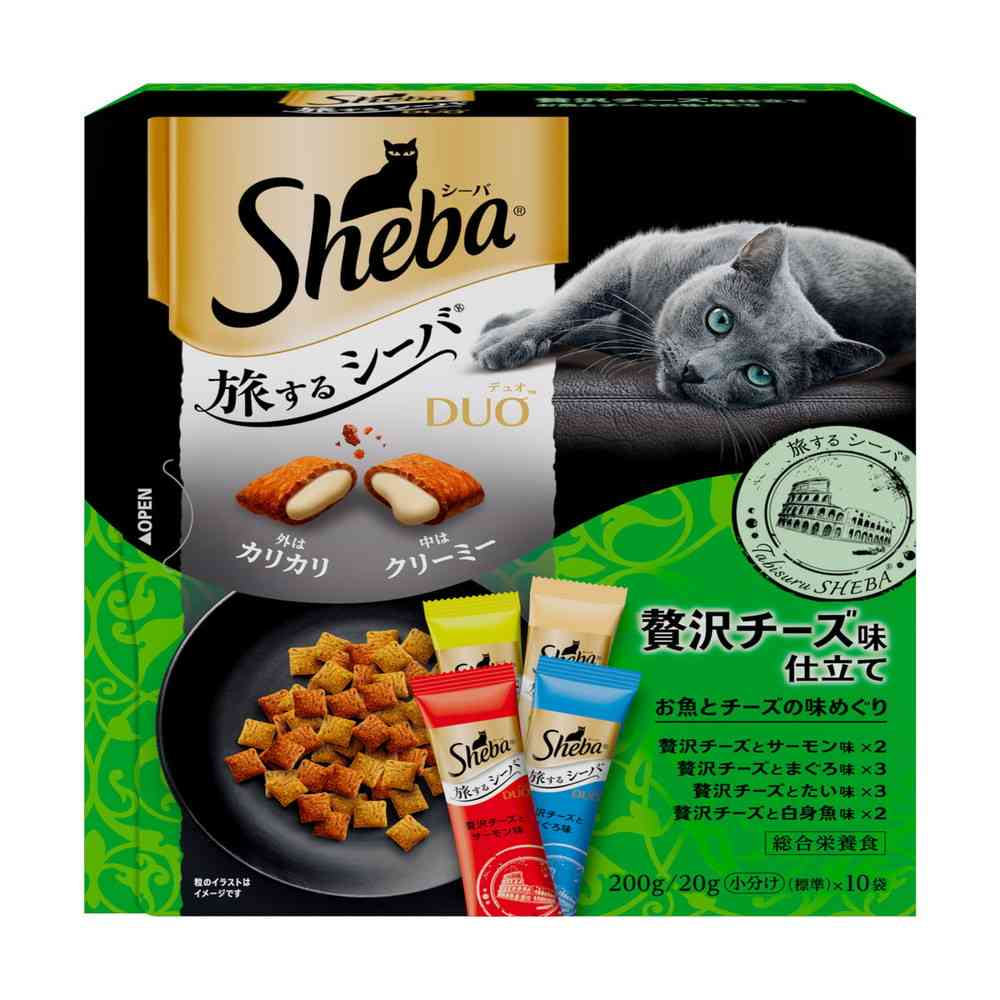マースジャパンリミテッド シーバ デュオ 旅するシーバ 贅沢チーズ味仕立て お魚とチーズの味めぐり 200g - Image 6