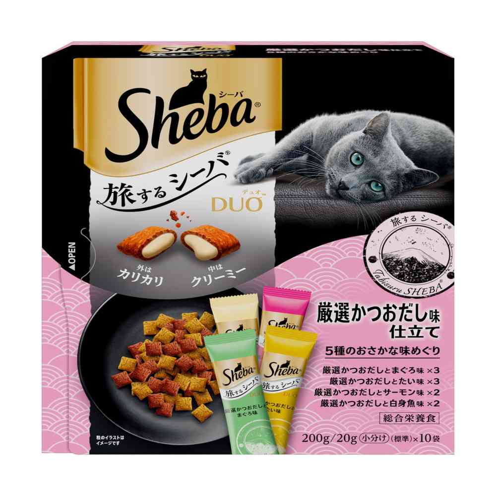 マースジャパンリミテッド シーバ デュオ 旅するシーバ 厳選かつおだし味仕立て 5種のおさかな味めぐり 200g - Image 5