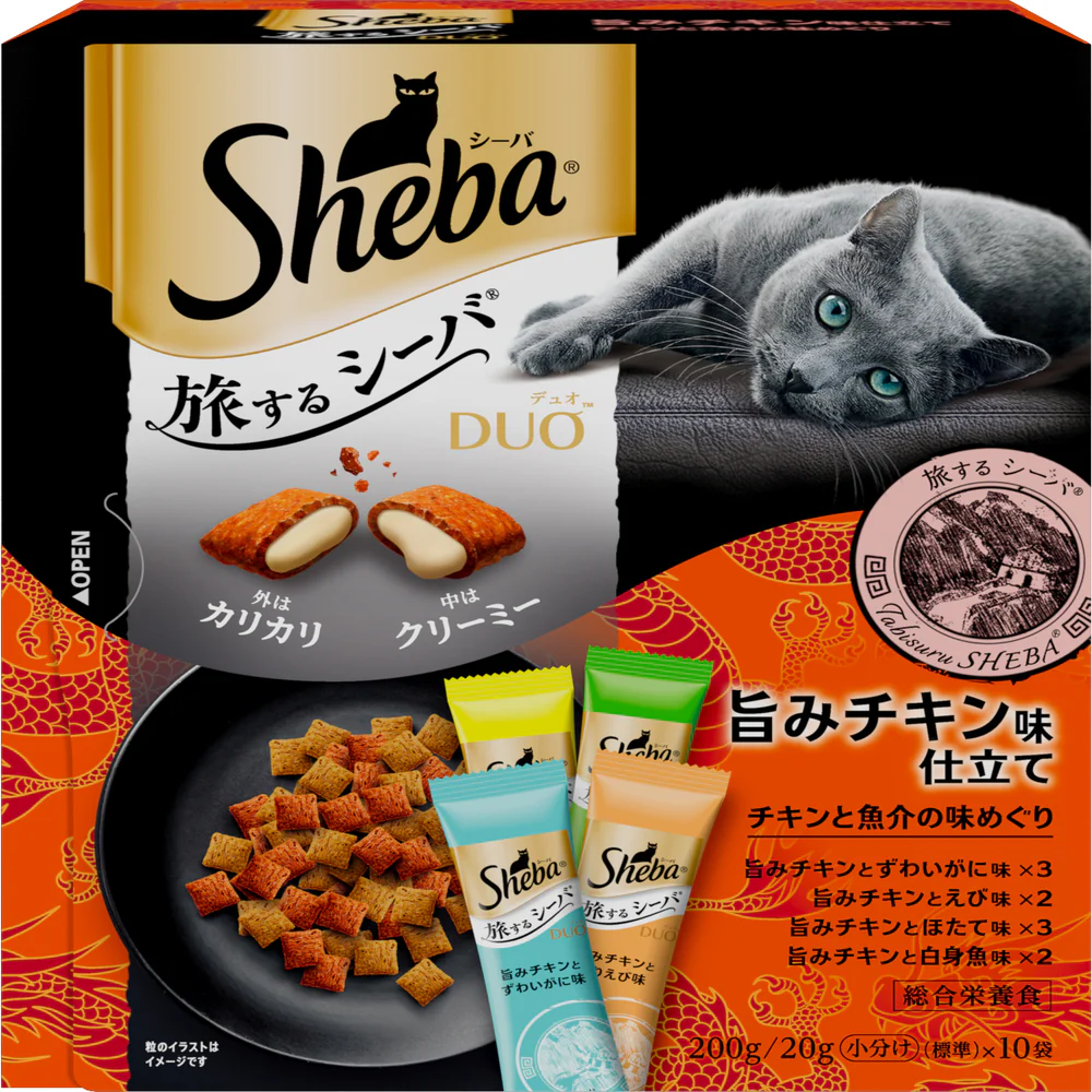 マースジャパンリミテッド シーバ デュオ 旅するシーバ 旨みチキン味仕立て チキンと魚介の味めぐり 200g