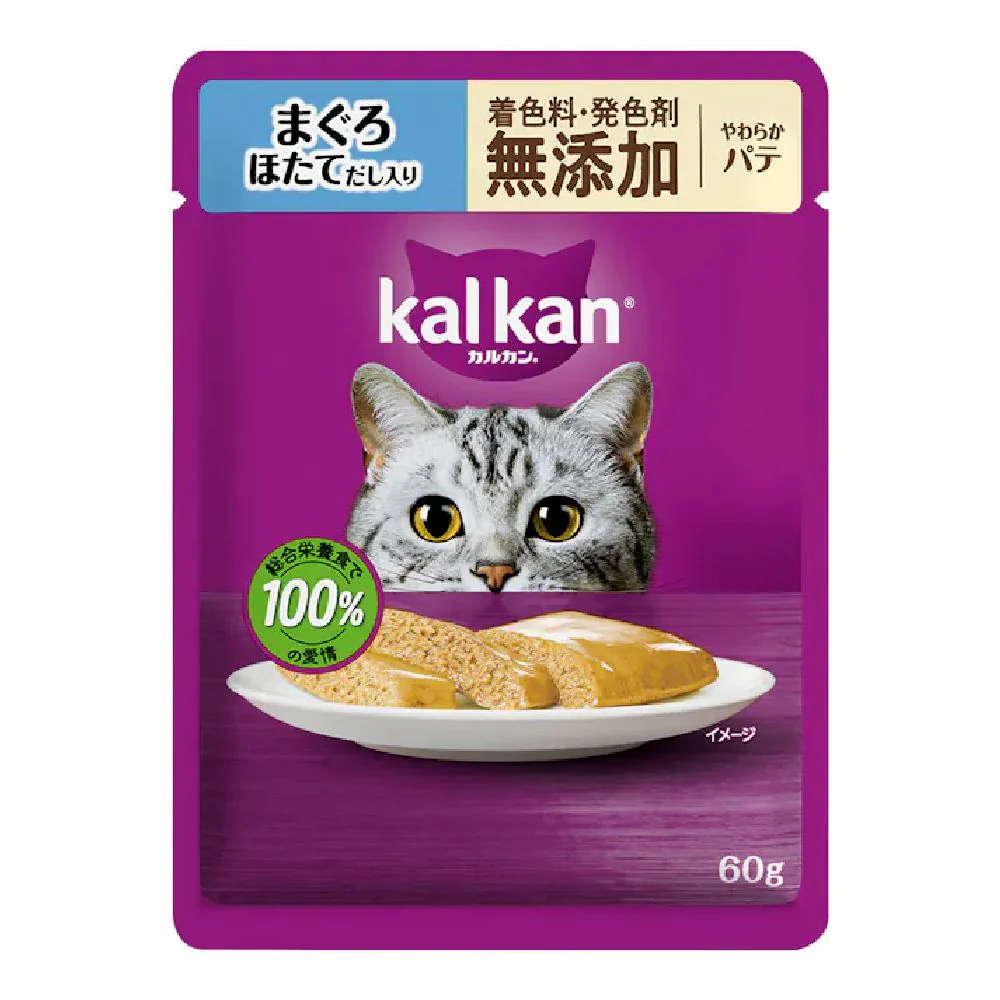 マース カルカンパウチ やわらかパテまぐろほたてだし 60g