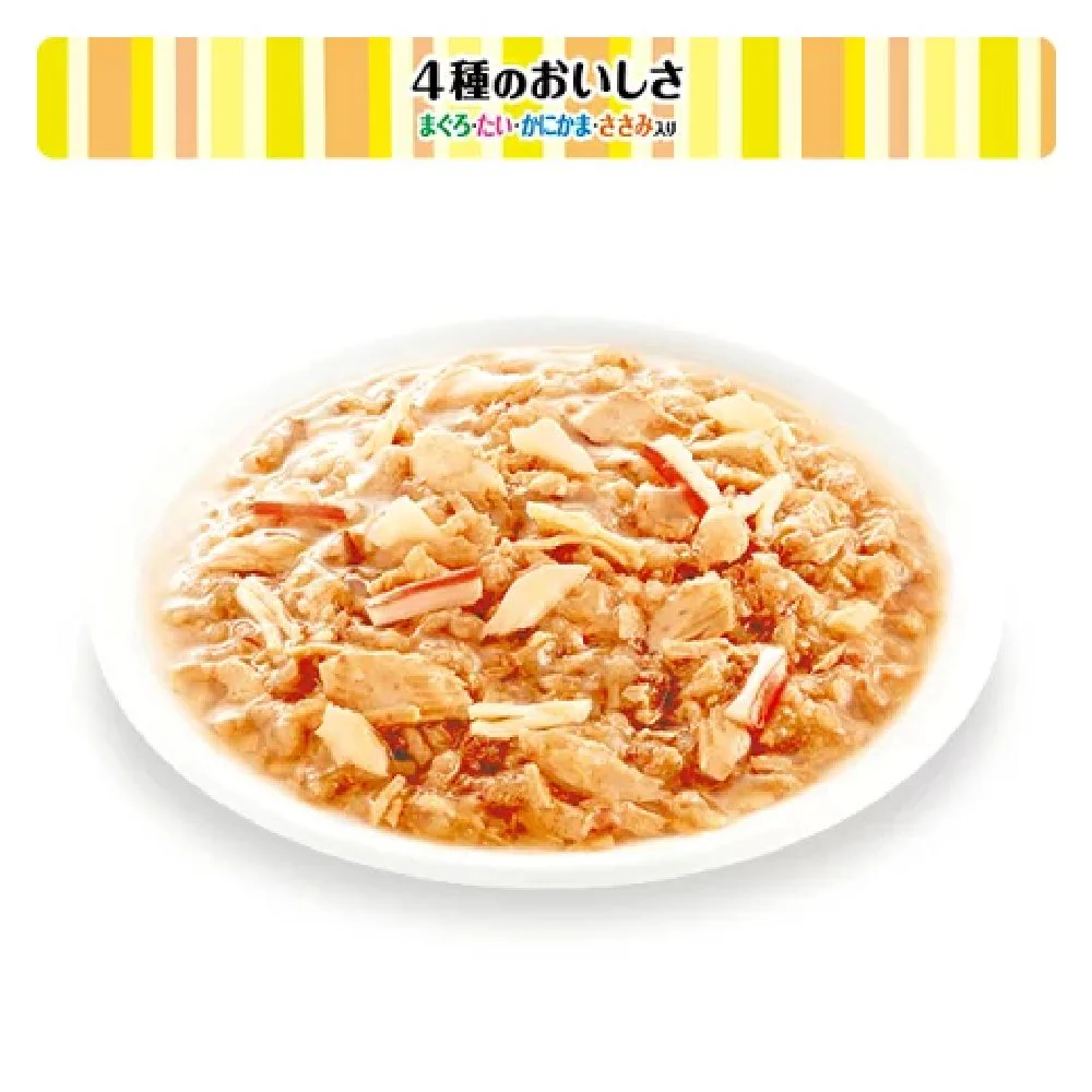 マース カルカンパウチ2種のセレクション 鮪鯛かにかまささみ/鮪鯛白身魚鮭 60g×8 - Image 2