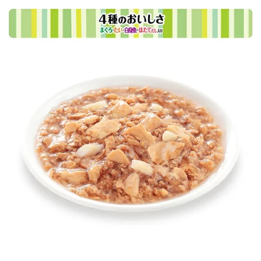 マース カルカンパウチ2種のセレクション 鮪鯛白身魚ほたて/鮪鰹鮭えび風味 60g×8 - Image 2