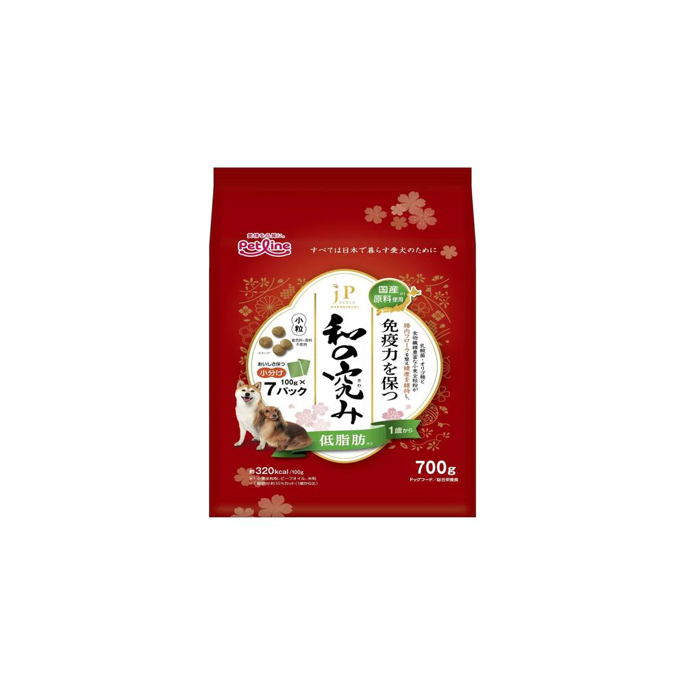 ペットライン JPスタイル 和の究み 小粒 低脂肪 1歳から 700g