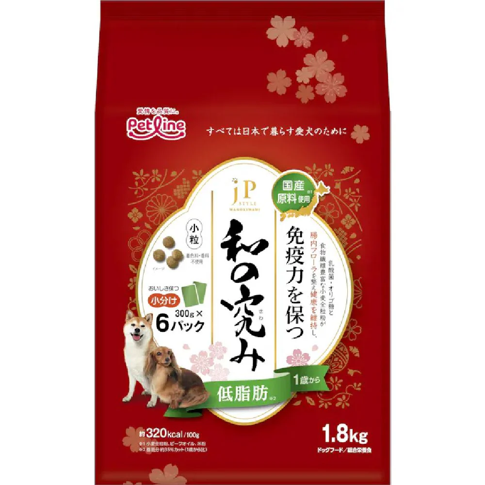 ペットライン JPスタイル 和の究み 小粒 低脂肪 1歳から 1.8kg - Image 3