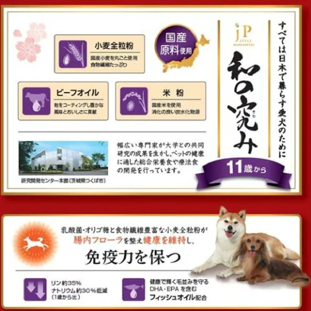 ペットライン JPスタイル 和の究み 小粒 11歳から 700g - Image 6
