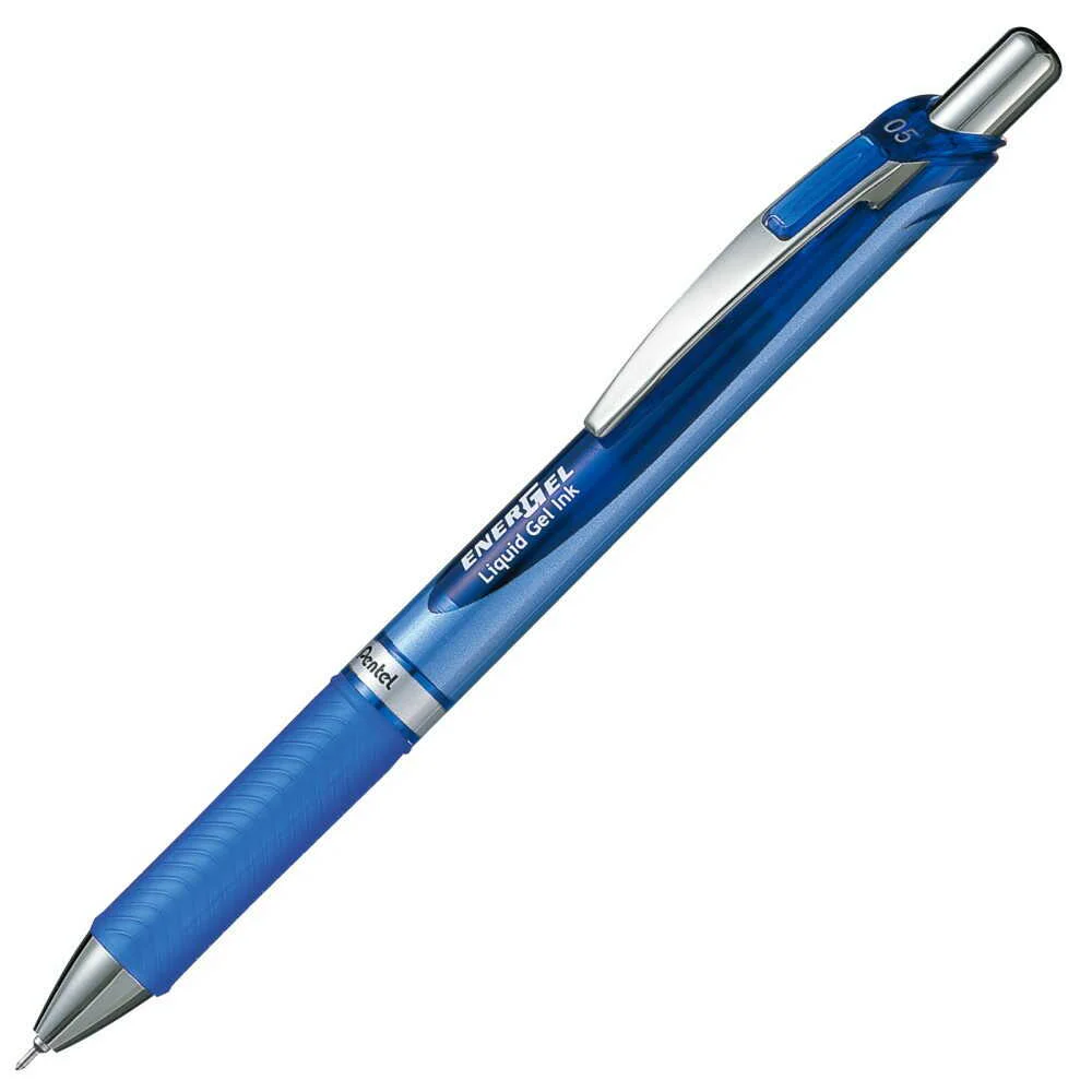 ぺんてる ゲルインキボールペン エナージェル 0.5mm ブルー軸 青 BLN75-C 1本 - Image 7