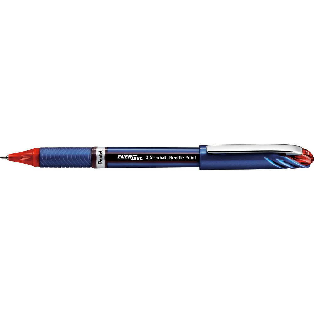 ぺんてる ゲルインキボールペン エナージェル ユーロ 0.5mm 赤 BLN25-B 1本 - Image 3