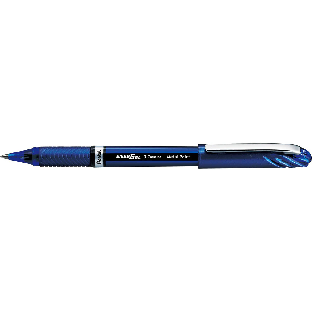 ぺんてる ゲルインキボールペン エナージェル ユーロ 0.7mm 青 BL27-C 1本