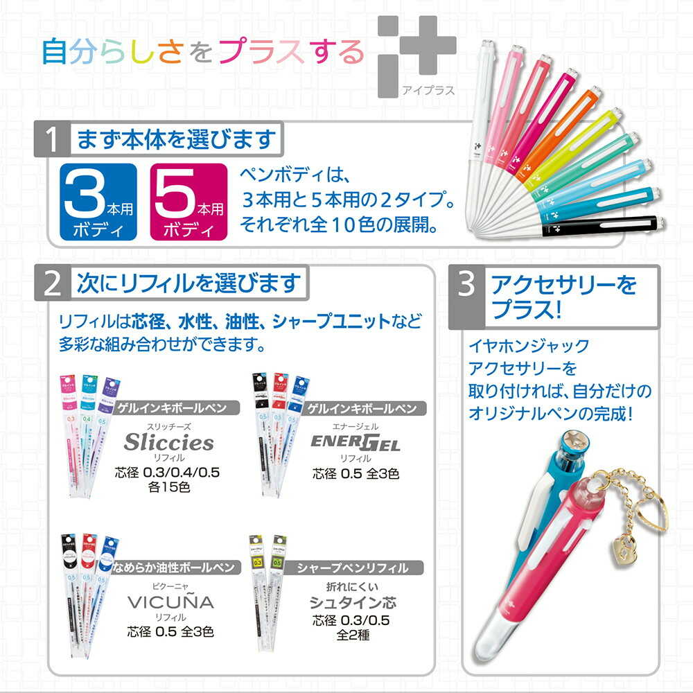 ぺんてる カスタマイズペンリフィル アイプラス用 0.5mm グリーン XBGRN5D 1本 - Image 4
