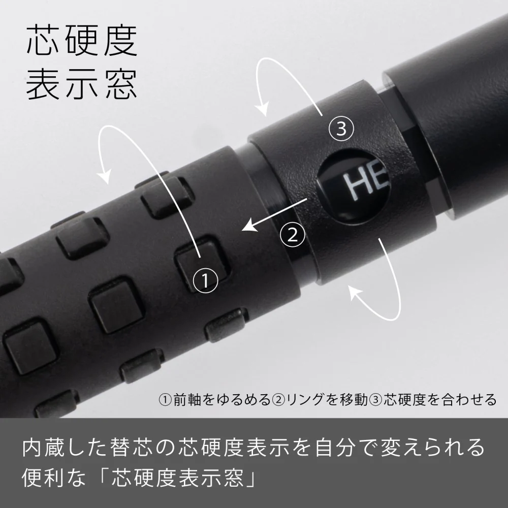 ぺんてる シャープペンシル スマッシュ 0.3mm ブラック軸 Q1003-1N 1本 - Image 5