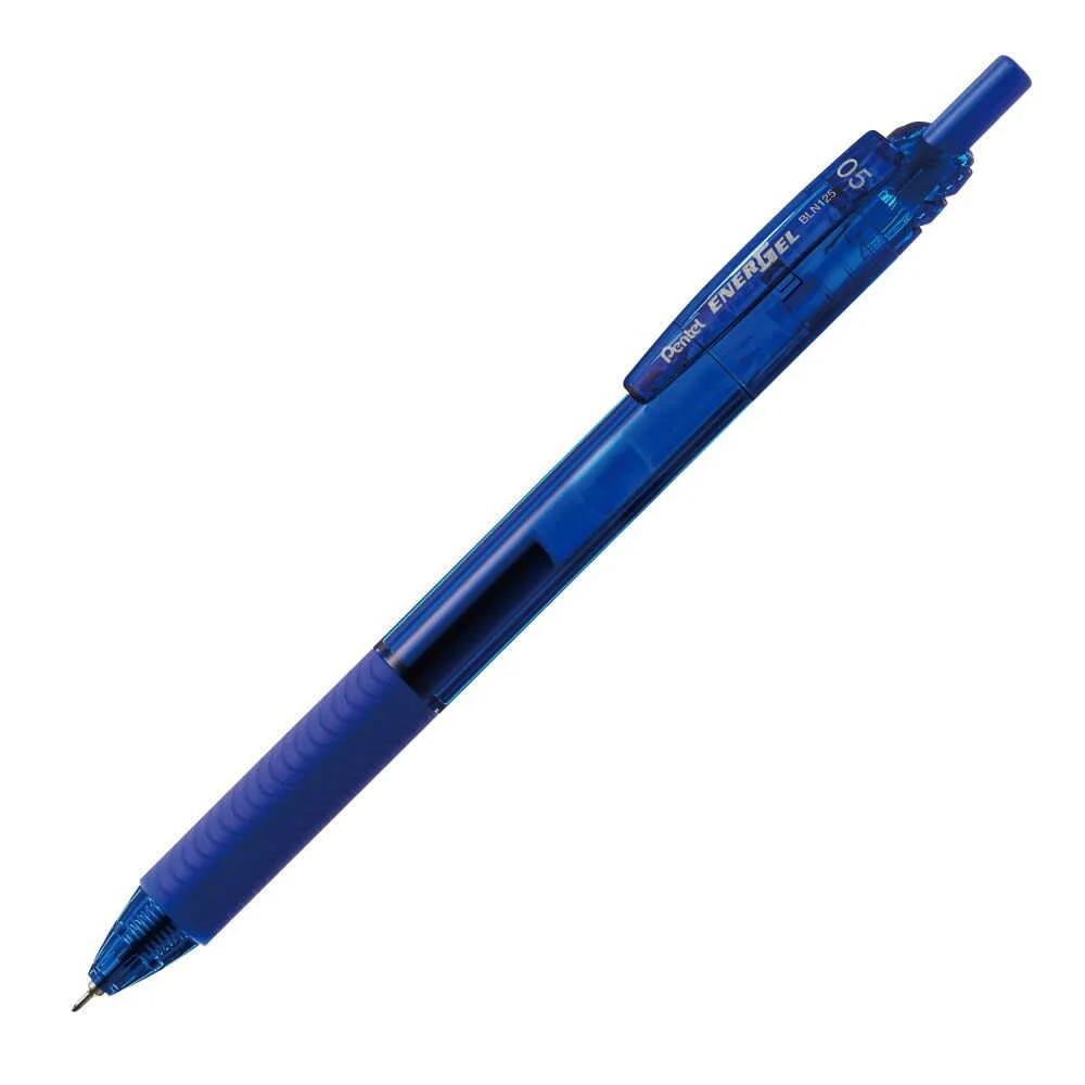 ぺんてる ゲルインキボールペン エナージェル エス 0.5mm 青 BLN125-C 1本 - Image 9