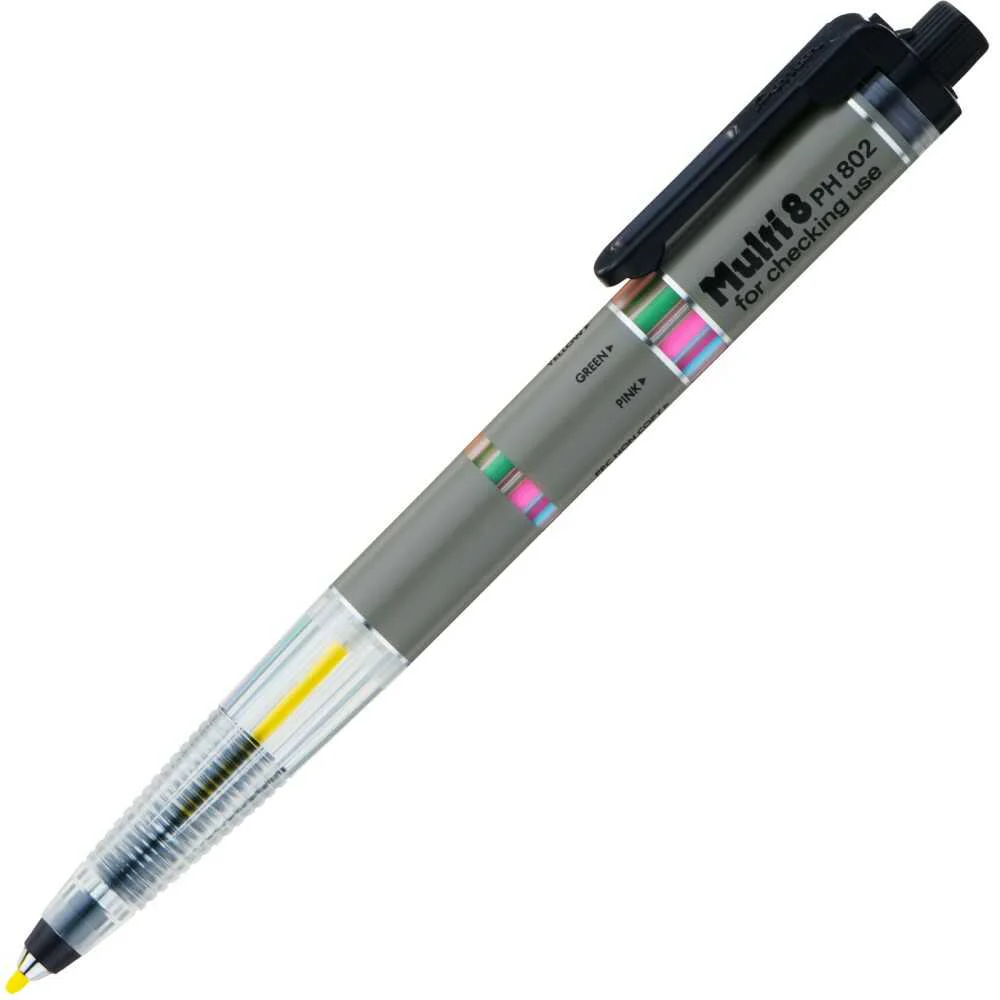 ぺんてる シャープペンシル マルチ8セット ホルダータイプ 色芯8色 専用替芯 芯削り器付き PH802ST 1本 - Image 7
