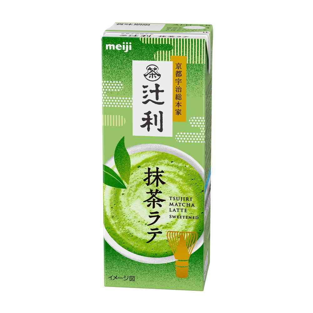 ◆明治 辻利 抹茶ラテ 200ml - Image 2