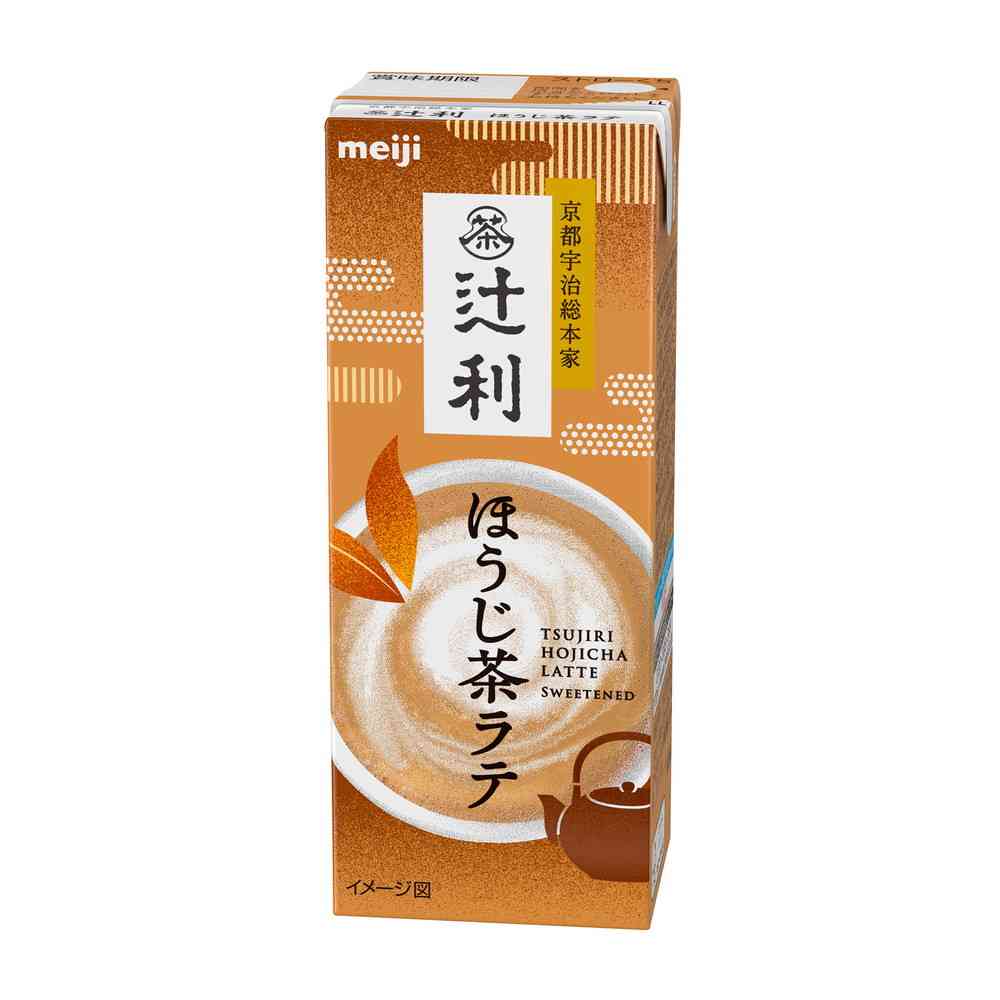 ◆明治 辻利 ほうじ茶ラテ 200ml - Image 2