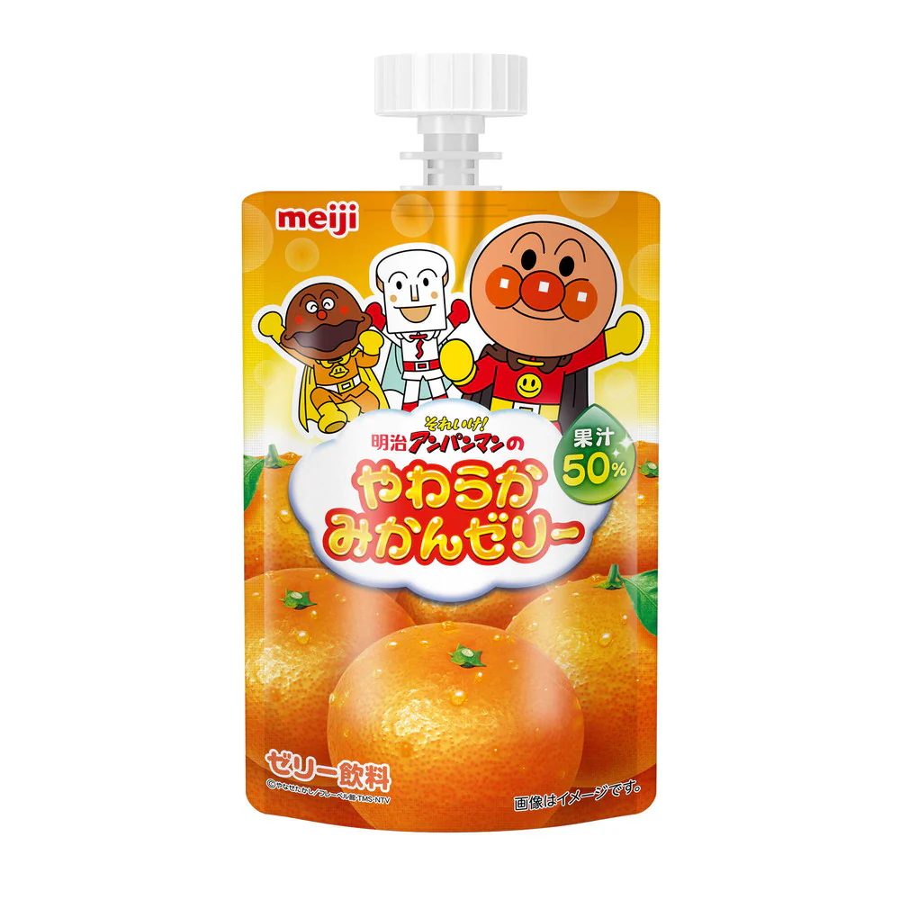 ◆明治 それ行け！アンパンマンのやわらかみかんゼリー 100g - Image 2