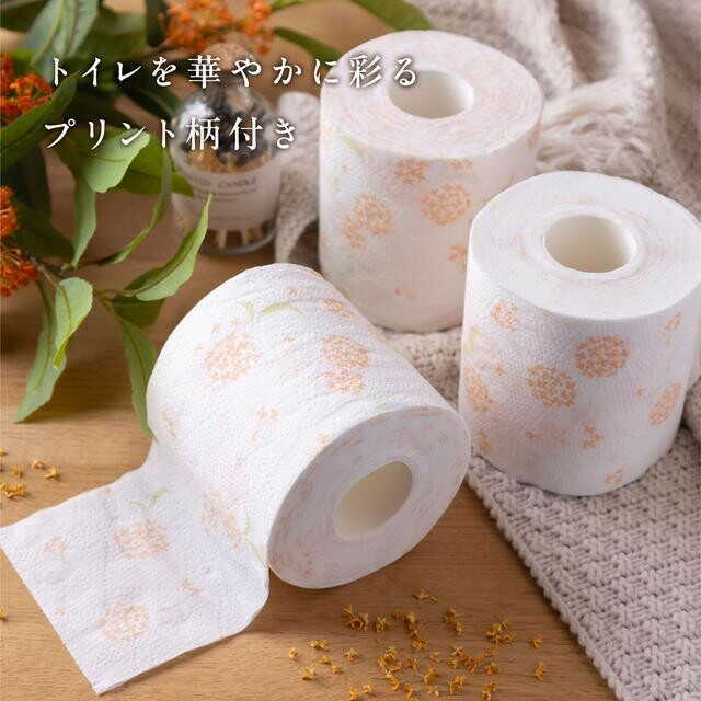 丸富製紙 Hanataba 金木犀 ダブル 12ロール - Image 2
