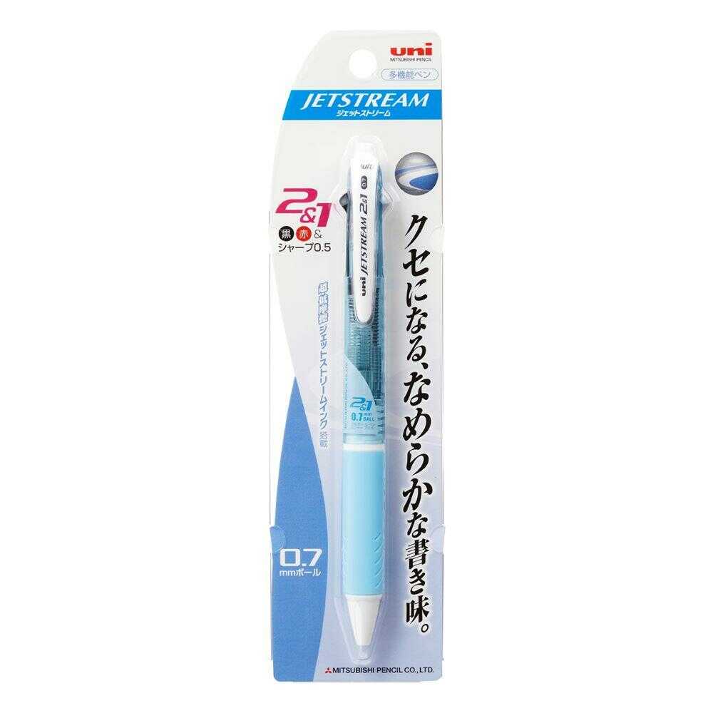 三菱鉛筆 ジェットストリーム 多機能ペン2&1 水色 0.7mm 1本 - Image 3