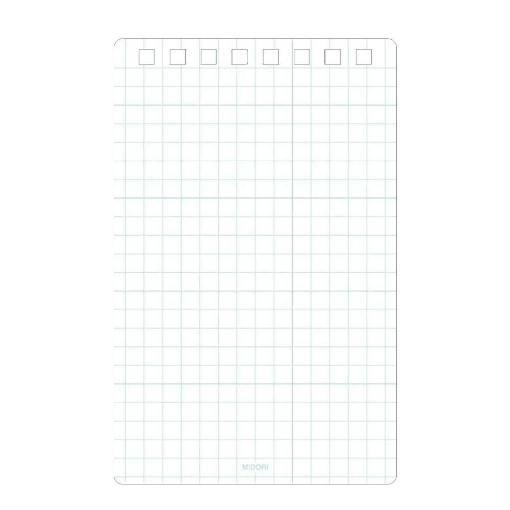ミドリ ダイヤメモ＜M＞方眼罫 青 1冊 - Image 6