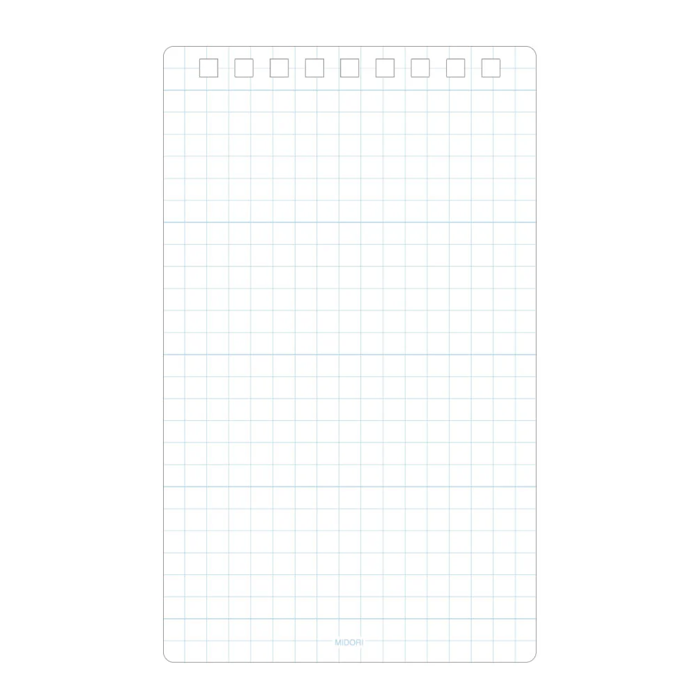 ミドリ ダイヤメモ＜L＞方眼罫 青 1冊 - Image 3