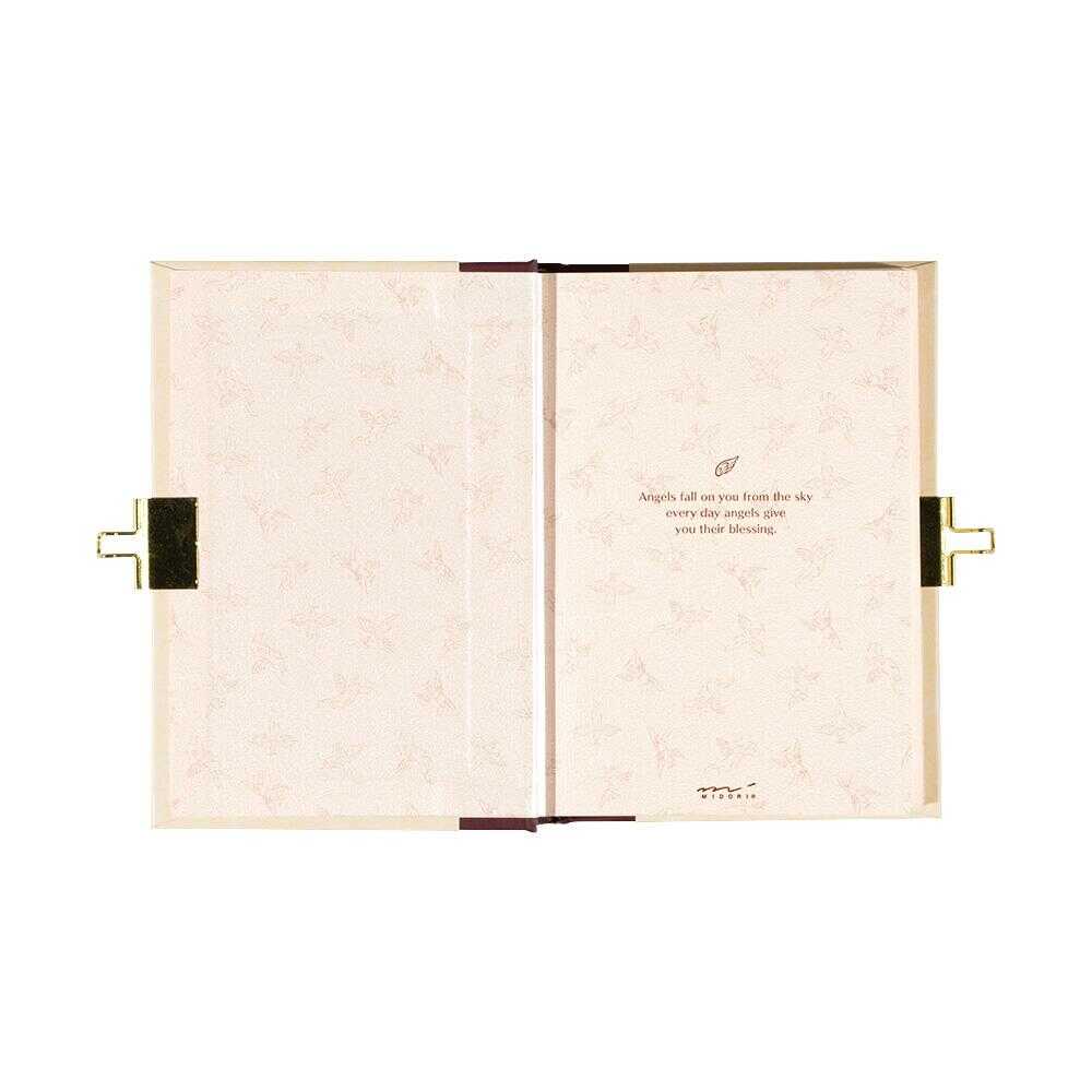 ミドリ 日記 鍵付 天使柄 1冊 - Image 11