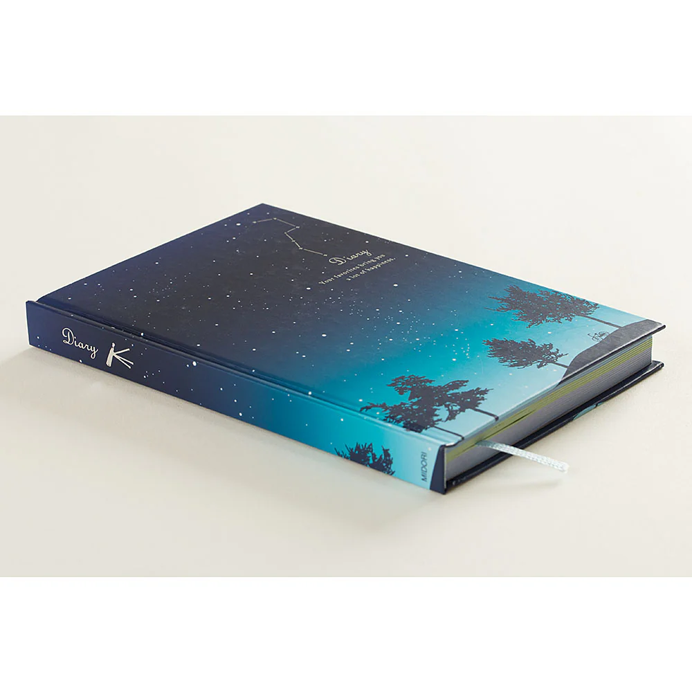 ミドリ 日記 星空柄 1冊 - Image 3
