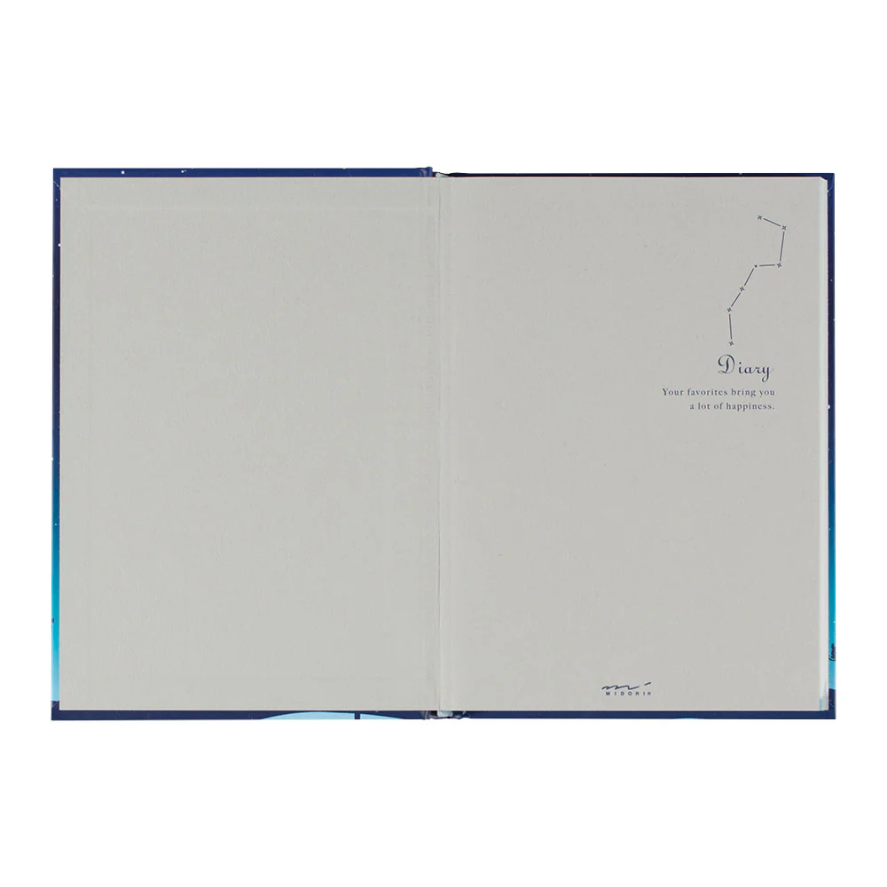ミドリ 日記 星空柄 1冊 - Image 4