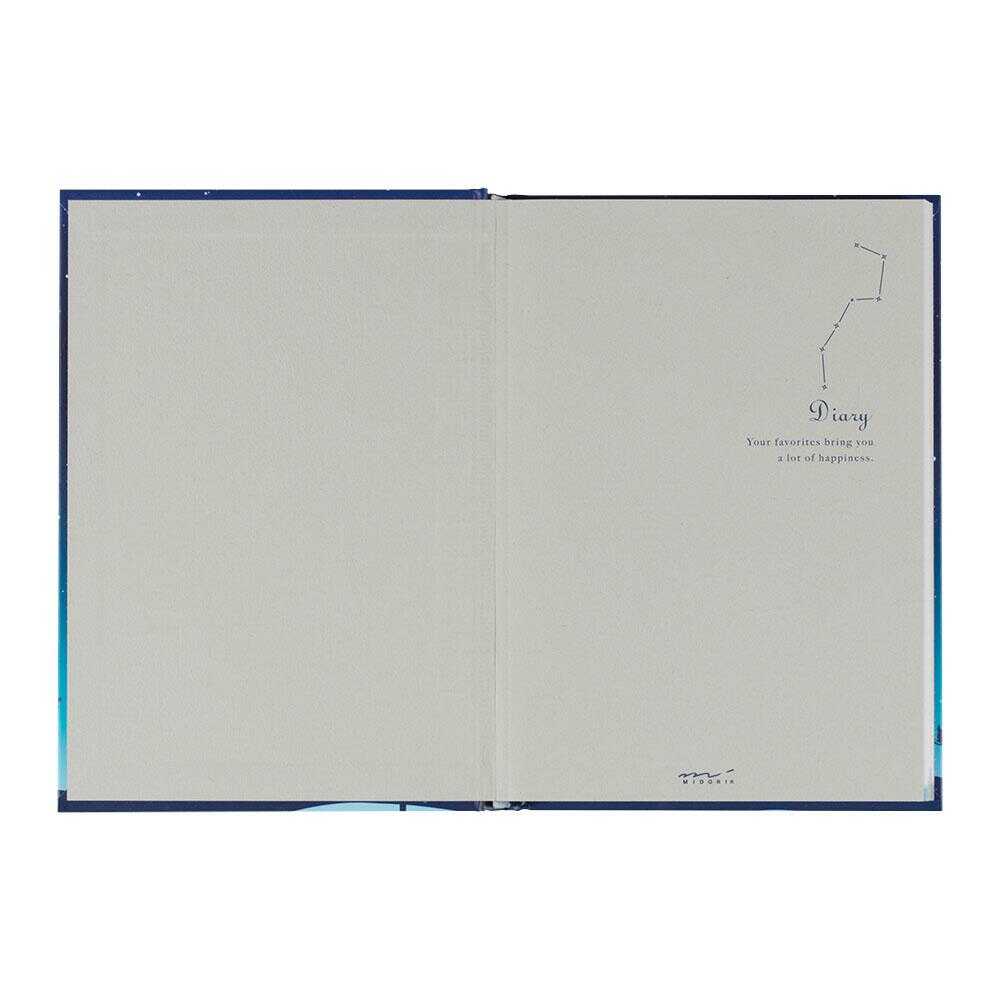 ミドリ 日記 星空柄 1冊 - Image 9