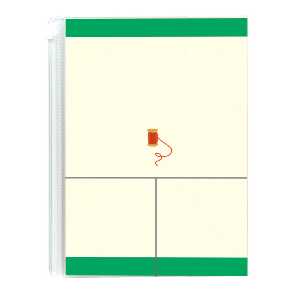 ミドリ 家計簿<A5>月間 働くふたり 暮らし柄 1冊 - Image 2