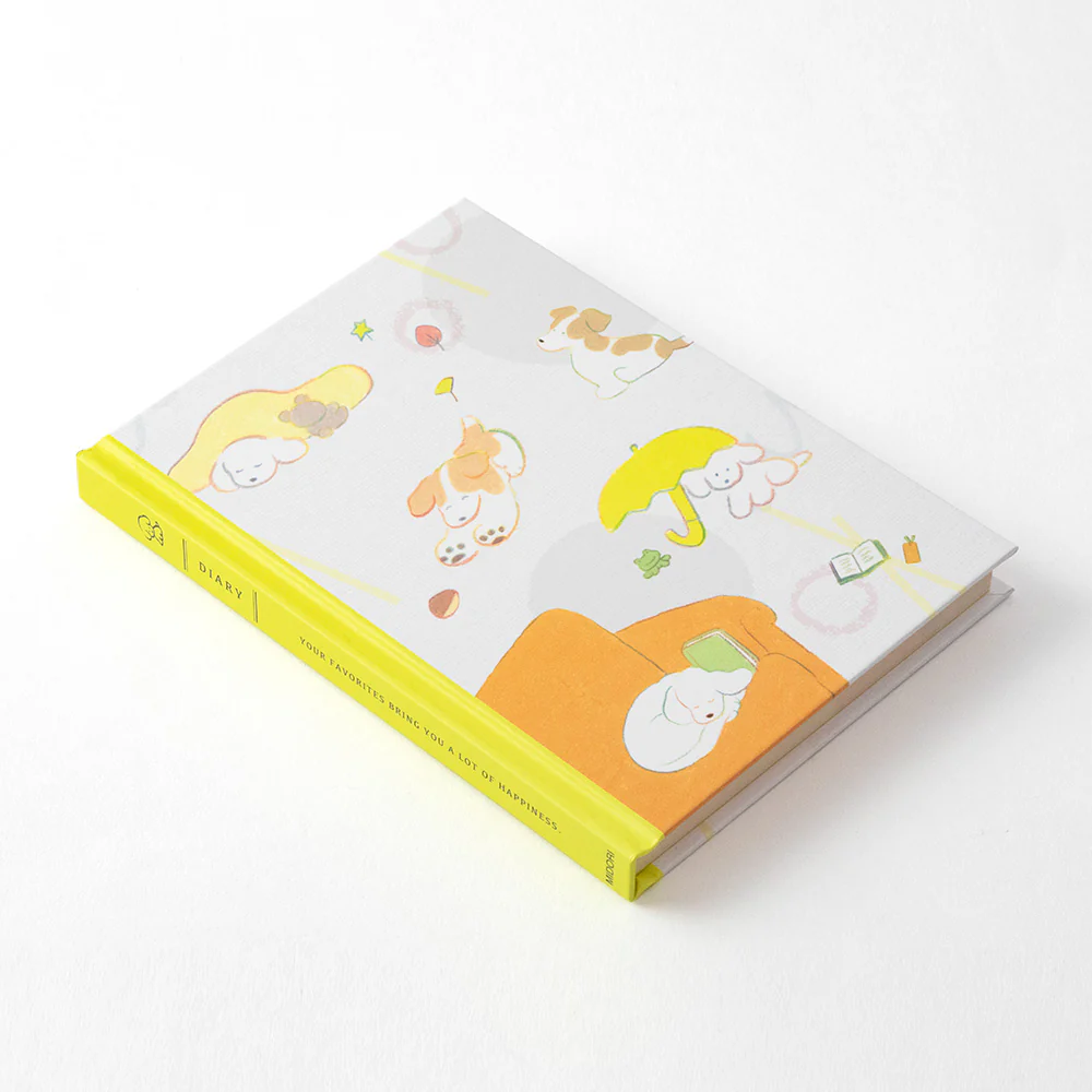 ミドリ 日記 イヌ柄 1冊 - Image 2