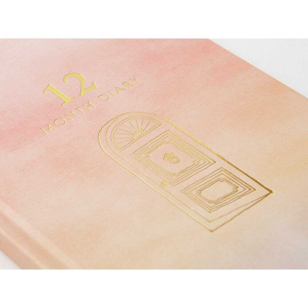 ミドリ 日記 見開き12ヵ月連用 扉 ピンク 1冊 - Image 12