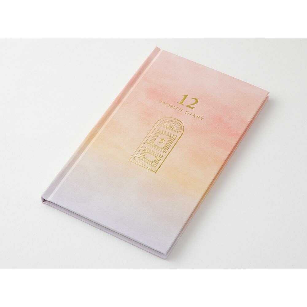 ミドリ 日記 見開き12ヵ月連用 扉 ピンク 1冊 - Image 7