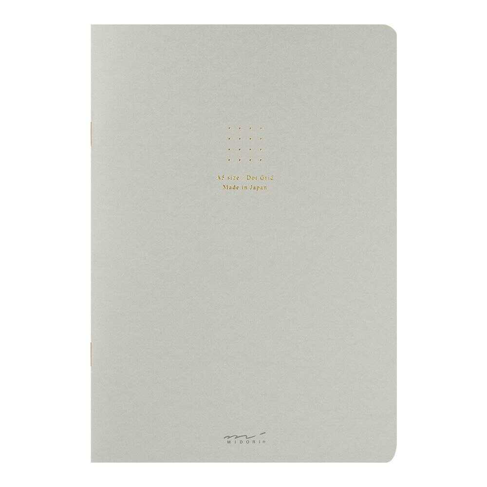 ミドリ ノート<A5> カラー ドット方眼 グレー 1冊 - Image 6